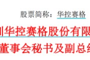 秦皇岛华控赛格董事长、董秘、副总经理三高管同日辞职